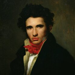 Romanticism Masterpiece – Self Portrait, c.1818 by Léon Cogniet, High-Quality Replica