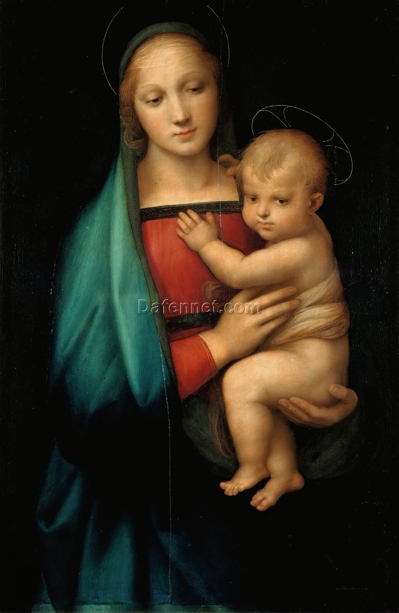 Custom Oil Painting Reproduction: Madonna del Granduca by Raphael – c. 1505