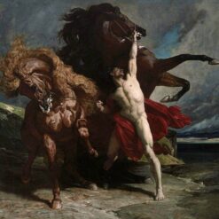 Henri Régnault’s Automedon with the Horses of Achilles – 1868 Academic Masterpiece Replica