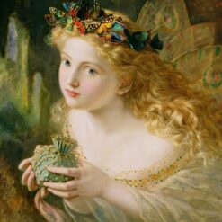 Sophie Gengembre Anderson’s Take the Fair Face of Woman – Pre-Raphaelite Portrait Masterpiece Replica
