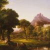 Thomas Cole’s Dream of Arcadia – 1838 Romantic Landscape Oil Painting Replica