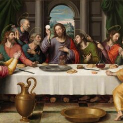 Juan de Juanes’ The Last Supper – 1560s Religious Renaissance Oil Painting Replica