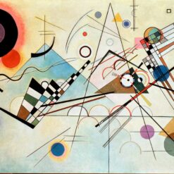 Expressionist Oil Painting of Kandinsky's 'Composition VIII' – Hand-Painted Reproduction from Dafen Village
