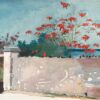 Winslow Homer’s A Wall, Nassau – 1898 Realist Watercolor Painting Replica