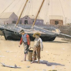 A Basket of Clams by Winslow Homer – Handcrafted Realism Art Reproduction
