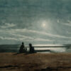 Winslow Homer’s Moonlight – 1874 Romantic Oil Painting Replica, Atmospheric Masterpiece