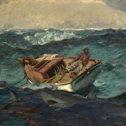 Realist Maritime Masterpiece – The Gulf Stream, 1899 by Winslow Homer, High-Quality Replica