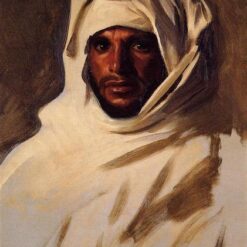 John Singer Sargent 'A Bedouin Arab' Realism Portrait – Fine Art Reproduction on Canvas