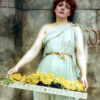 a flower seller 1896