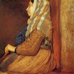 Edgar Degas ‘A Roman Beggar Woman’ (1857) – Realist Oil Portrait, Social Commentary