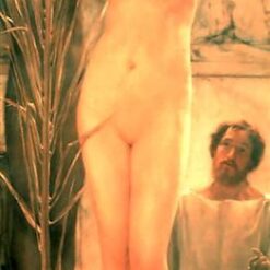 A Sculptor's Model (Venus Esquilina) – Romantic Nude Oil Painting by Sir Lawrence Alma-Tadema (1877)