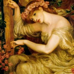 A Sea Spell by Dante Gabriel Rossetti – Hand-Painted Reproduction of 19th-Century Oil Portrait
