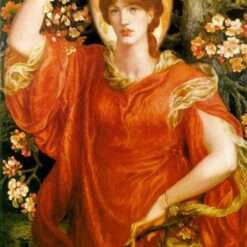 A Vision of Fiammetta by Dante Gabriel Rossetti – 19th Century Romanticism Oil Painting