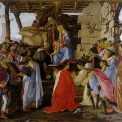 The Adoration of the Magi by Sandro Botticelli – Early Renaissance Religious Oil Painting