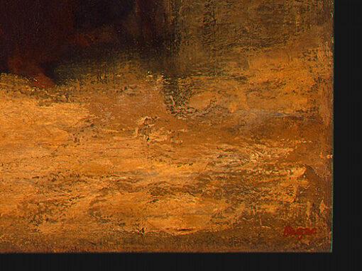 Impressionism History Art: Alexander and Bucephalus (Detail) by Edgar Degas – Oil Painting Reproduction (1861)
