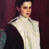 John Singer Sargent 'Alice Vanderbilt Shepard' Realism Portrait – Fine Art Reproduction on Canvas