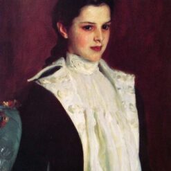 John Singer Sargent 'Alice Vanderbilt Shepard' Realism Portrait – Fine Art Reproduction on Canvas