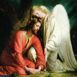 Christ at Gethsemane by Carl Heinrich Bloch – Handcrafted Spiritual Art Reproduction