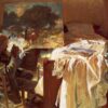 John Singer Sargent 'An Artist in His Studio' Realism Genre Painting – Fine Art Reproduction on Canvas