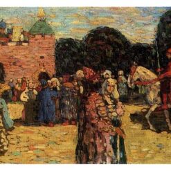 Ancient Russia by Wassily Kandinsky – Oil on Canvas Artwork Reproduction