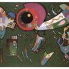 Wassily Kandinsky – Around the Circle (1940) – A Dynamic Exploration of Color and Form in Abstract Art