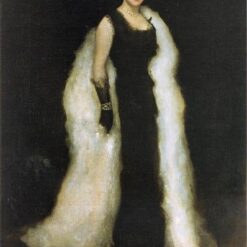 Arrangement in Black by James Whistler - 1881 Realist Portrait Oil Painting