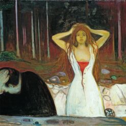 Ashes by Edvard Munch – Powerful Expressionist Oil Painting Reproduction on Canvas