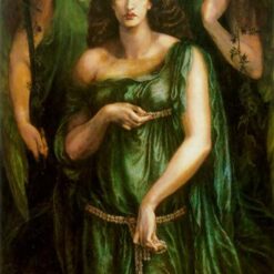 Astarte Syriaca by Dante Gabriel Rossetti – 1878 Mythological Portrait Oil Painting Reproduction