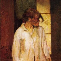 Rosa la Rouge at Montrouge – Henri de Toulouse-Lautrec 1886-1887 Oil Painting on Canvas