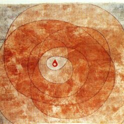 Abstract Expressionist Oil Painting At the Core by Paul Klee (1935) – Modern Abstract Art for Home and Office Decor