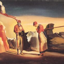Atavism at Twilight – Surreal Genre Painting Inspired by Salvador Dali