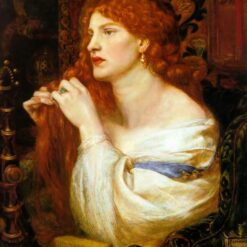 Aurelia by Dante Gabriel Rossetti – Fine Art Romanticism Oil Portrait Reproduction
