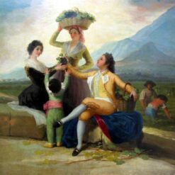 Autumn, or The Grape Harvest by Francisco Goya - 1786-1787 Romanticism Oil Painting, Museo del Prado