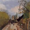 Avenue de l'Observatoire by Henri Rousseau – 1896-1898 Naïve Art Oil Painting Replica | Hand-Painted Cityscape on Canvas