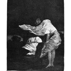 Bad Night (Mala Noche) by Francisco Goya | Romanticism Etching from Los Caprichos