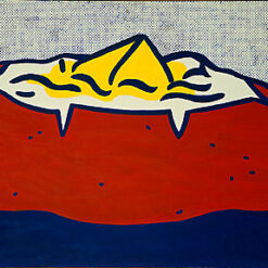 Roy Lichtenstein 'Baked Potato' Pop Art Oil Painting – Customizable Canvas Art for Modern Interiors
