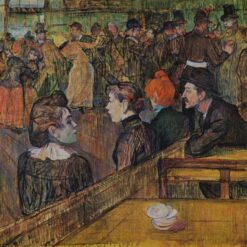 Post-Impressionist Masterpiece: Ball at the Moulin de la Galette by Henri de Toulouse-Lautrec (1889)