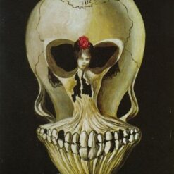 Ballerina in a Death's Head" – Surrealism-Inspired Symbolic Painting by Salvador Dali (1939)