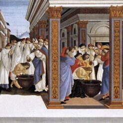 Baptism of St. Zenobius and His Appointment as Bishop - Sandro Botticelli, Early Renaissance Religious Art