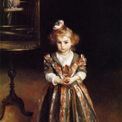 John Singer Sargent 'Beatrice Goelet' Realism Portrait – Fine Art Reproduction on Canvas
