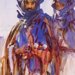 Impressionist Portrait Masterpiece – Bedouins, c.1905 by John Singer Sargent, High-Quality Replica