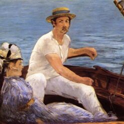 Boating – Inspired by Edouard Manet’s 1874 Impressionist Masterpiece