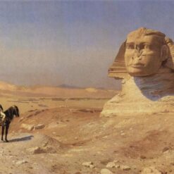 Bonaparte Before the Sphinx (1867-1868) by Jean-Léon Gérôme | Orientalist Oil Painting