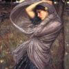 Boreas by John William Waterhouse (1903) | Romanticism Mythological Painting