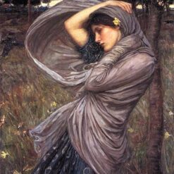 Boreas by John William Waterhouse (1903) | Romanticism Mythological Painting