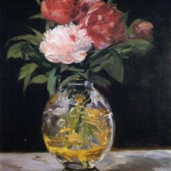 Oil Painting Inspired by Edouard Manet: Bouquet of Flowers (1882) Still Life on Canvas