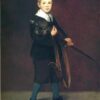 Boy with a Sword – Inspired by Édouard Manet (1861) Realist Portrait Oil Painting