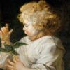 Boy with Bird" by Peter Paul Rubens – 17th Century Baroque Portrait Reproduction