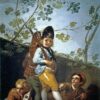 Boys Playing Soldiers | Romanticism by Francisco Goya (1779)