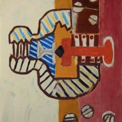 Roy Lichtenstein 'The Valve' Pop Art Oil Painting – Customizable Abstract Canvas Art